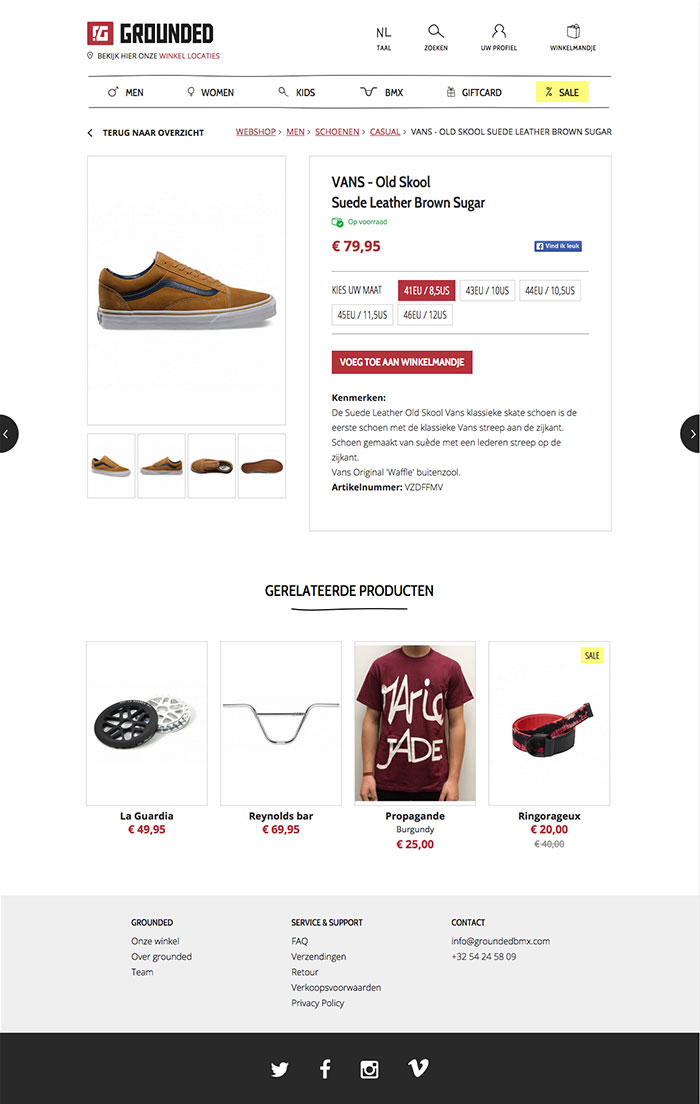 Grounded Webshop