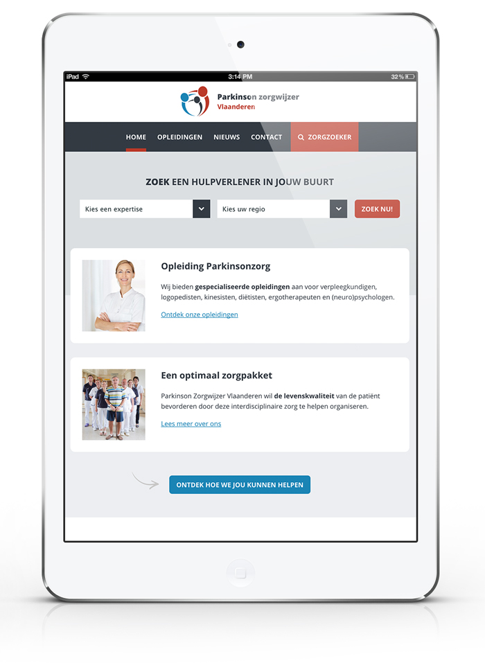 Parkinson Zorgwijzer Vlaanderen