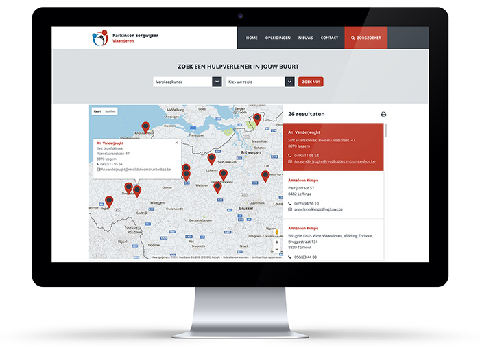 Parkinson Zorgwijzer Vlaanderen